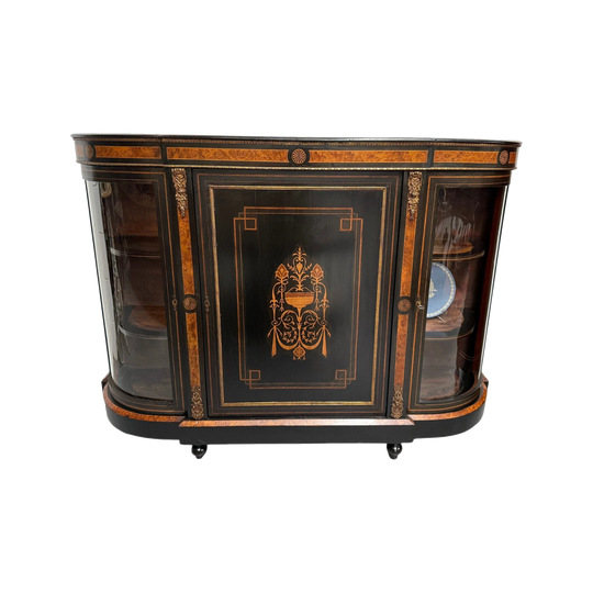 19th Century French Ebonised Credenza