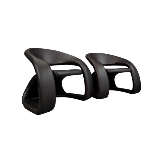 Pair of JAYMAR Cantilever Lounge Chairs circa 2000