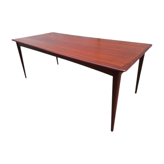 Mid Century Mahogany Dining Table by Don Furniture NZ