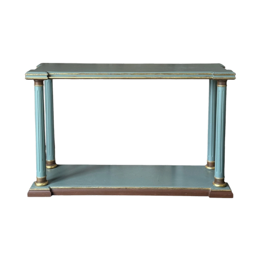 Vintage Neoclassical Painted Console Table