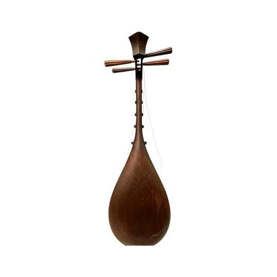 Rare Antique 17th Century Stringed Instrument 1600s with Museum Letter