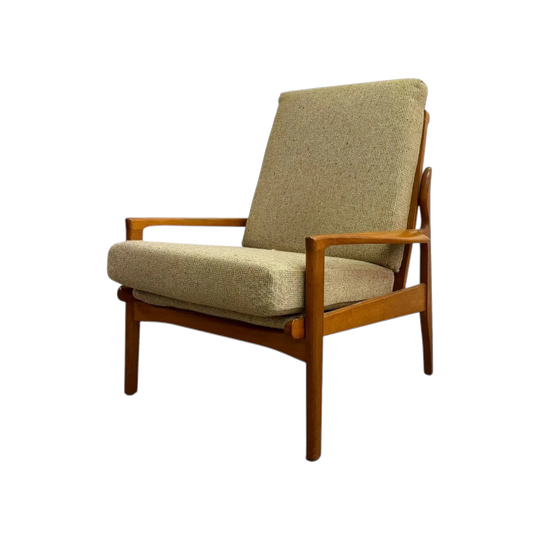 Mid Century Fler Narvik Queensland Maple Armchair