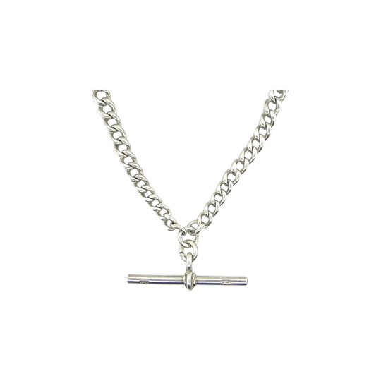 Sterling silver fob chain c.1904