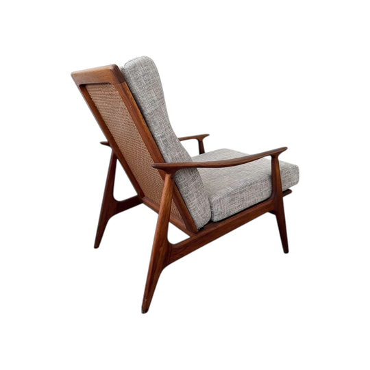 Parker 156 Blackwood Rattan Armchair, 1960s