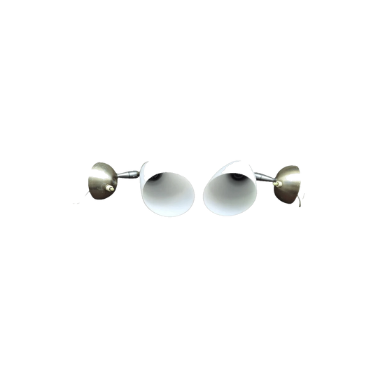 Pair of Vintage Adjustable Wall Light Fittings