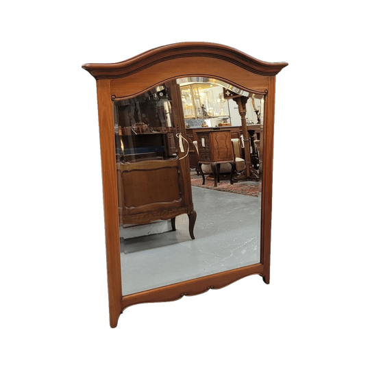 French Mahogany Louis Philippe Style Mantel Mirror