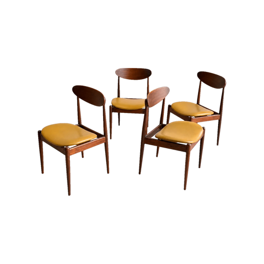 107 Parker Matchstick chairs - Set of 4 - Vintage Originals