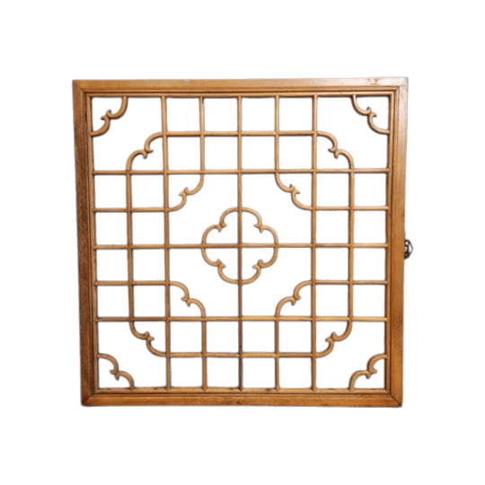 Vintage Elm Chinese Window Frame #2
