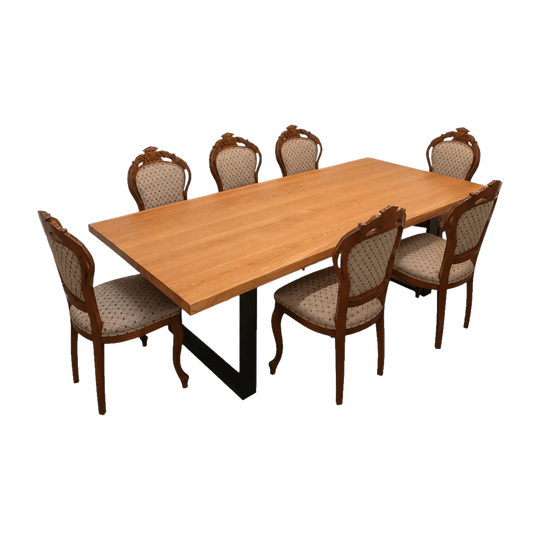 Dining table with 6 chairs