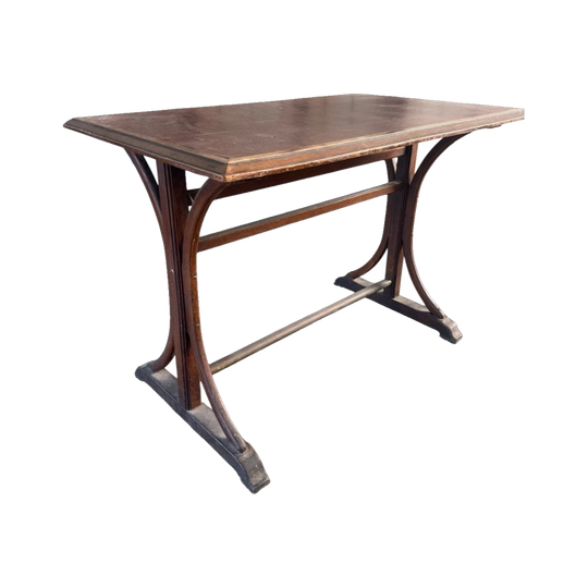 Vintage French Bentwood Bistro Table from Paris