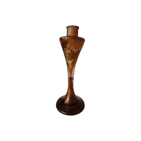 Emile Gallé Art Nouveau cameo glass vase, Nancy, France c.1900