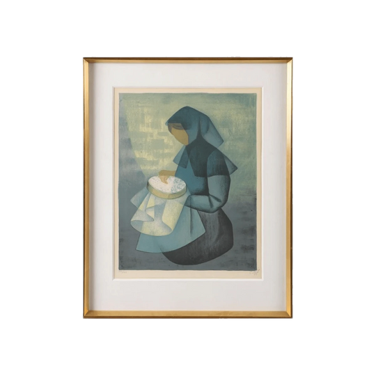 Mid-Century Lithograph by Louis Toffoli