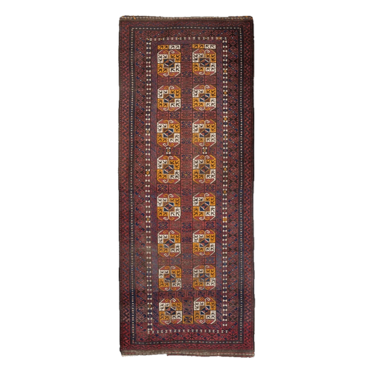 An Antique Persian Baluch Kelleh Rug