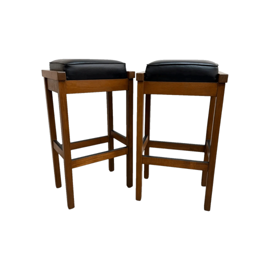 Pair Of Mid Century Bar Stools