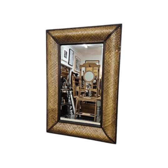 Woven Seagrass Mirror