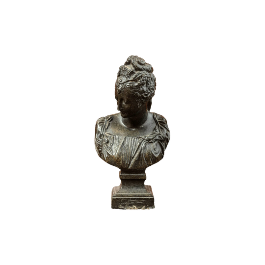 A 19th Century French Patinated Bronze Bust