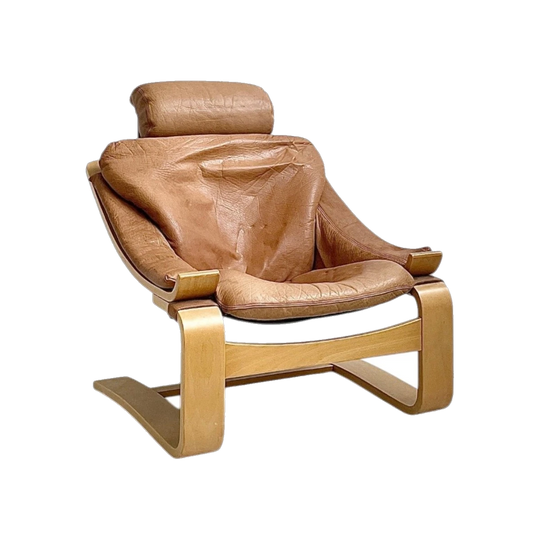 Åke Fribyter 'Kroken' Easy Chair and Footstool
