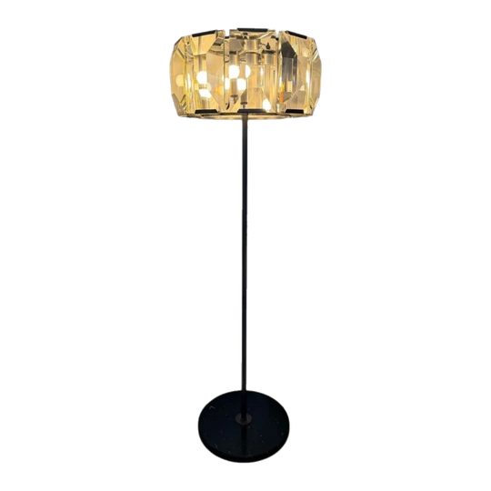 Statement Faceted Crystal Floor Lamp