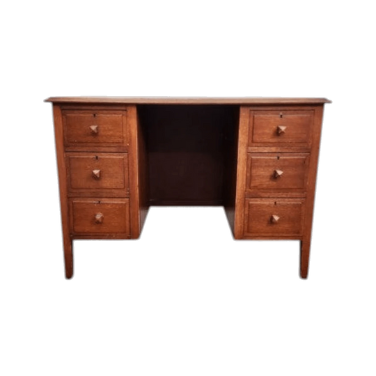 Vintage Maple Keyhole Desk