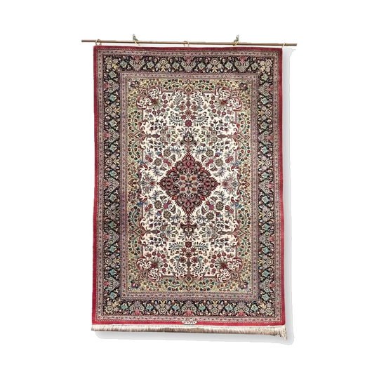 Silk wall hung Persian Carpet 103 x 151cm