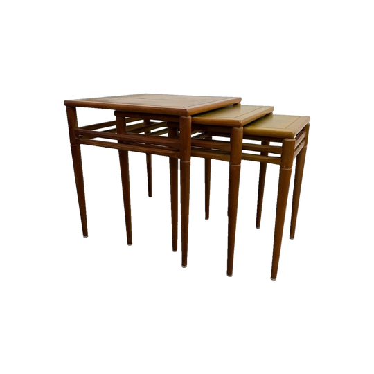 Mid Century Nest Of Side Tables By John Duffecy