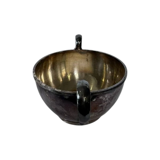 Fairfax Roberts Silver Plate Sugar Bowl - Vintage Twin Handle