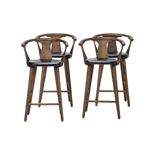&Tradition 'In Between' SK8 Counter Stool Frames, Custom Upholstery