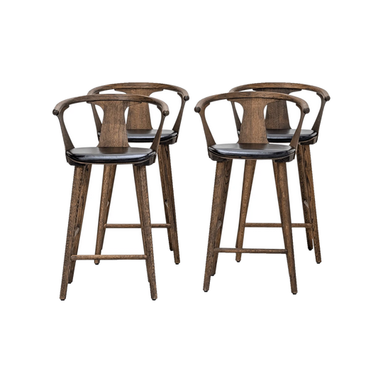 &Tradition 'In Between' SK8 Counter Stool Frames, Custom Upholstery