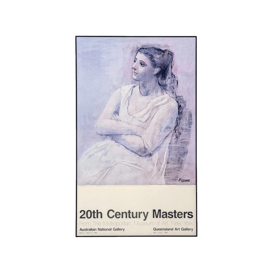 Pablo Picasso '20th Century Masters' MET Exhibition Poster, 1986