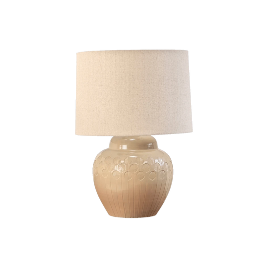 Bitossi Ceramic Table Lamp in Seta Glaze, c1981, Nora Fenton import