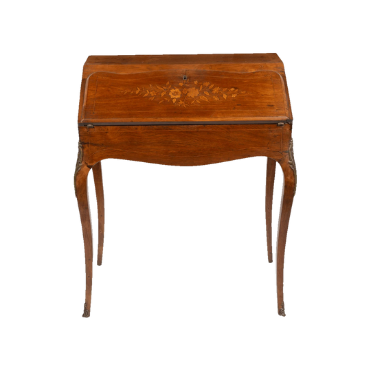 A Louis XV Style Marquetry Bureau de Dame