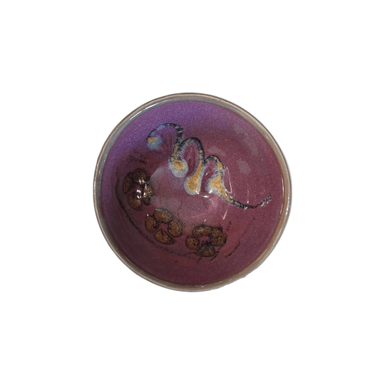 Floral Hand-Painted Small Ceramic Bowl