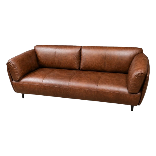 Danish Style MCM Buffalo 3-Seater Leather Sofa
