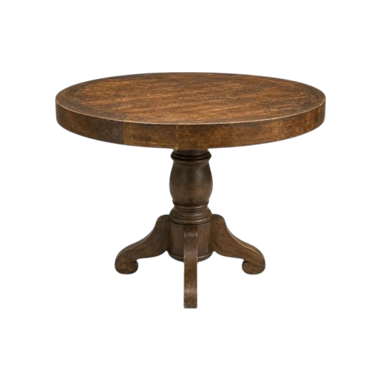 Antique Teak Round Table 90cm