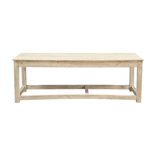 BENCH SEAT SUN BLEACHED TEAK