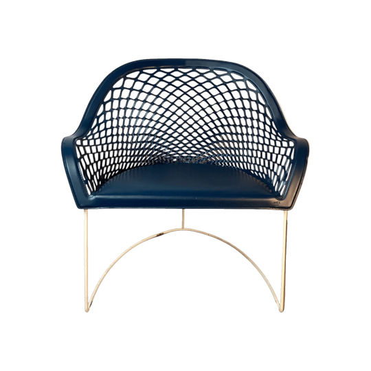 Midj Guapa AP Lounge Armchair C2BC in Ocean Blue
