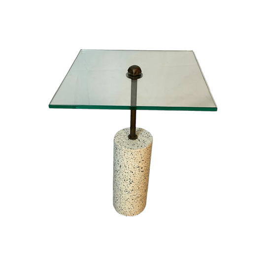 Coco Republic Terrazzo And Glass Side Table