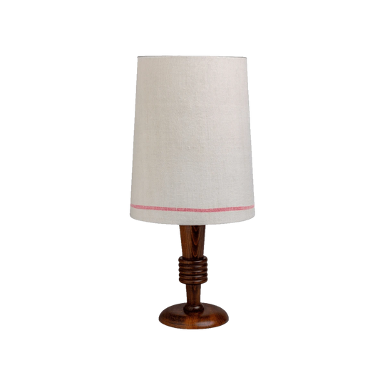 French 1940s Charles Dudouyt Style Timber Lamp
