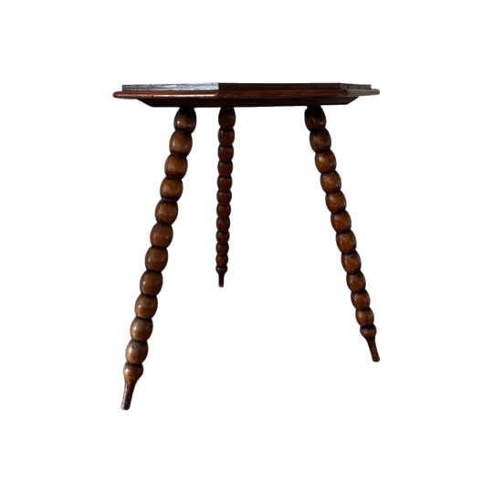 French bobbin leg side table