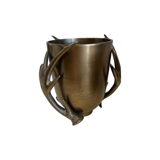 Ice buckets with antler shaped handles