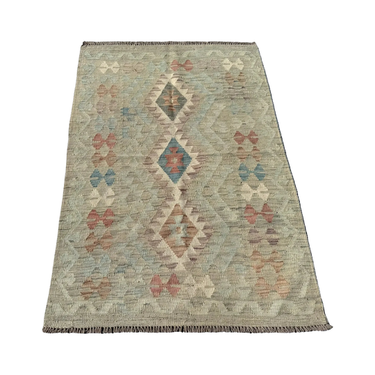 Hand Woven Afghan Wool Kilim Rug #009*