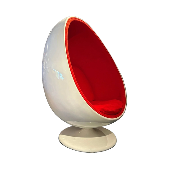 Red Egg Pod Chair, Aarnio Inspired