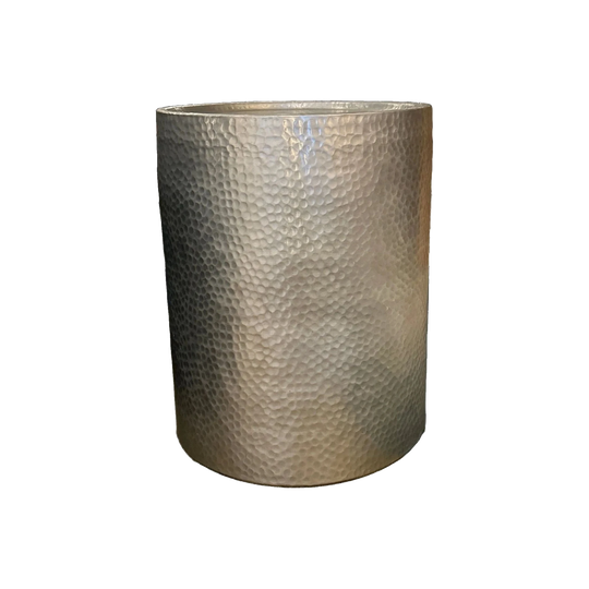 Hammered Metal Side Table