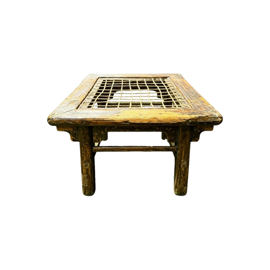 1649: Antique Chinese low stool