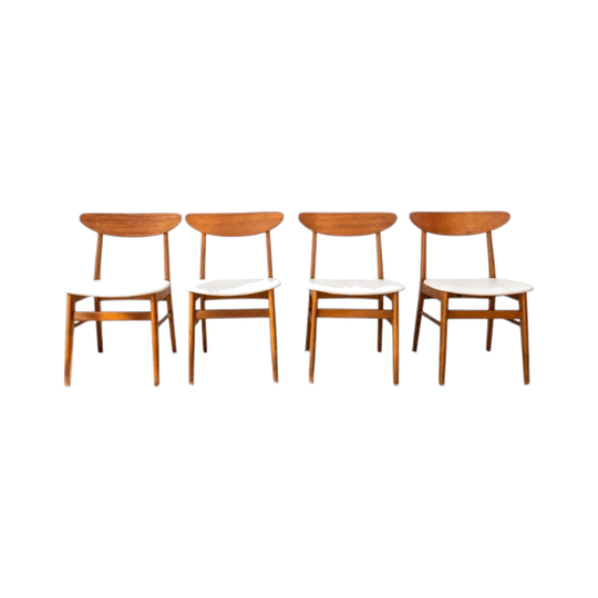 Mid Century Danish Faarup Dining Chairs