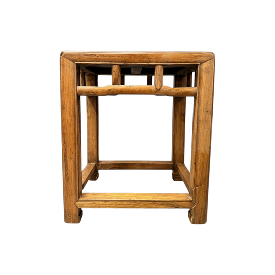 1655: Wooden Stool – Ming Style Accent Stool / Side Table