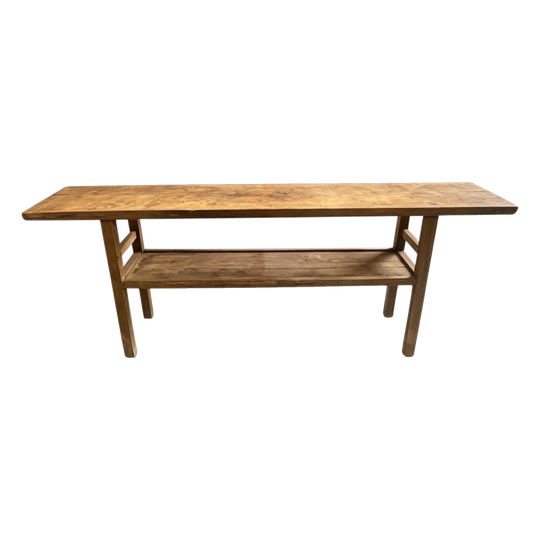 Rustic Vintage Timber Console Table Sideboard Long Hallway Table 2m