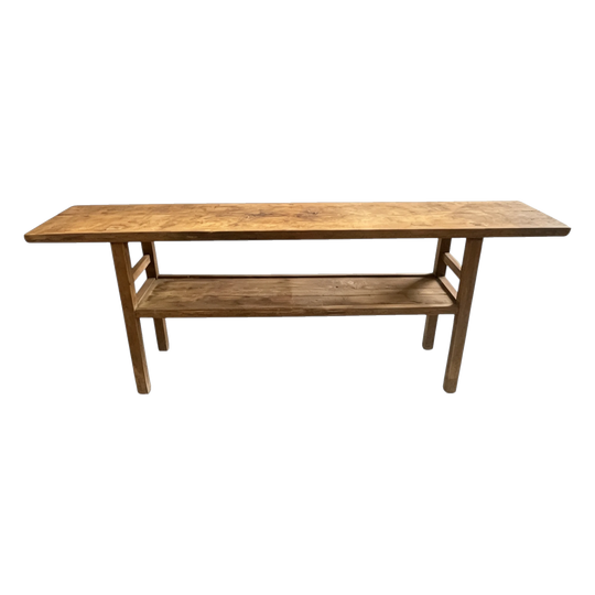Rustic Vintage Timber Console Table Sideboard Long Hallway Table 2m