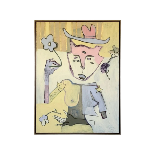 ‘Six Eye Cat’ Original Wall Art by Australian Artist MLAK – Karlee Mackie