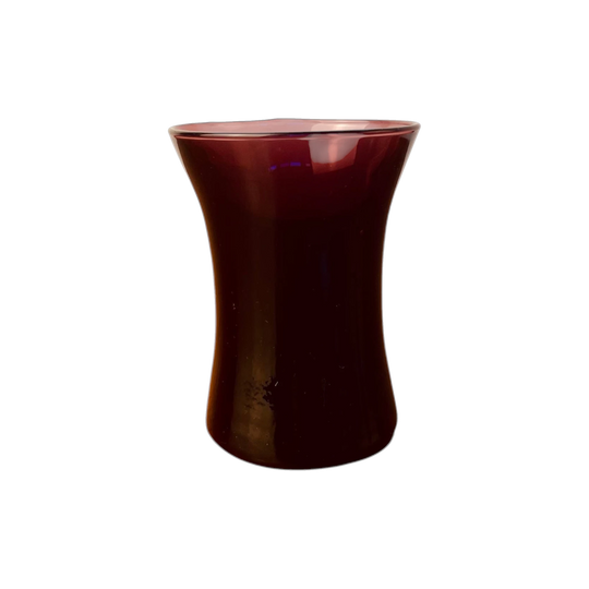 Antique Amethyst Glass Vase, Victorian Hand-Blown Art Glass, Circa 1880-1900